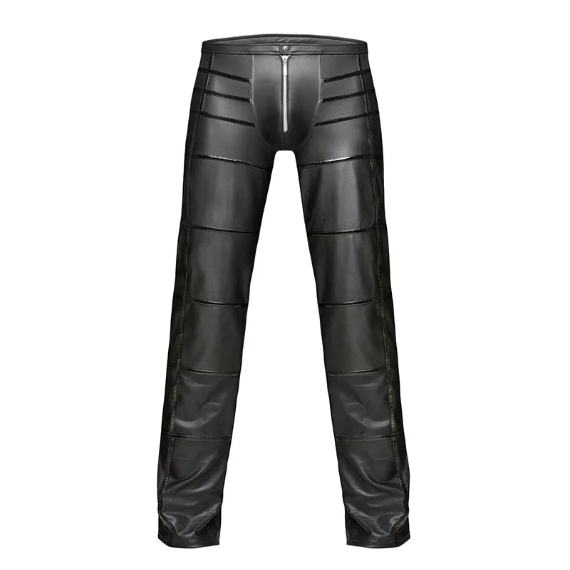 XX131 S 2XL 2018 новые сексуальные облегающие брюки из искусственной кожи на молнии