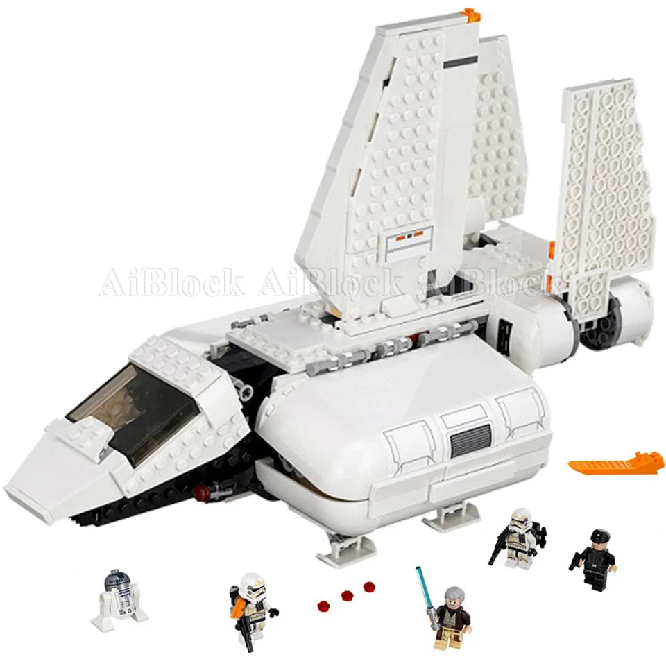 

2018 Imperial Landing Craft Bricks Compatible Legoing Star Wars 75221 Building Blocks Boy Birthday Gift Starwars Figures Toys