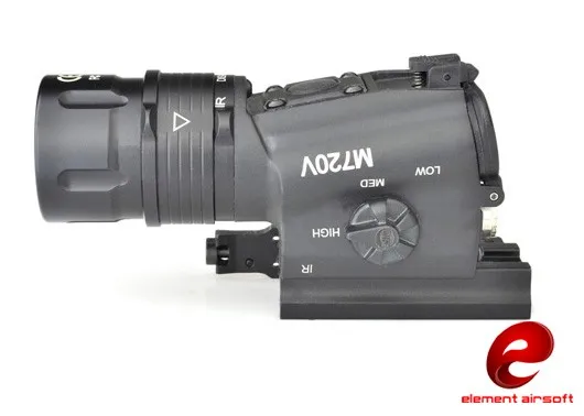 Interruptor de Controle Elemento Airsoft Caça Lanterna Pressão Aumentada M720v Montagem Duplo Luzes Surefir Softairô Arma Tática 8 Elemento Airsoft Caça Lanterna Pressão Aumentada M720V