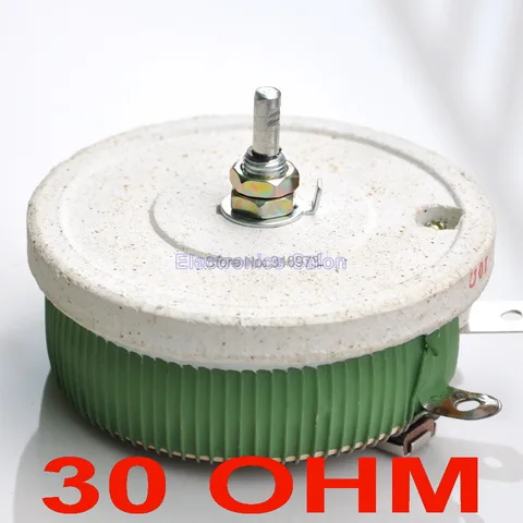 Ohm de Alta Potência Wirewound Potenciômetro Rheostat Resistor Variável Watts 200 w 30
