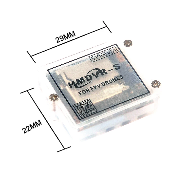 

Mini 5V HMDVR-S DVR Video Audio Recorder Goggle DVR 5g Light NTSC w/ LED Indicator for Micro FPV Multicopters RC Drone Acc
