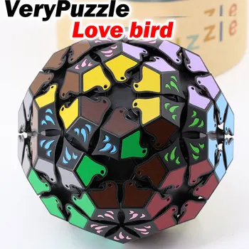 

Puzzle Magic Cube VeryPuzzle Lovebird Starter Manual cube ball romantic gift special shape cube professional twist wisdom toys