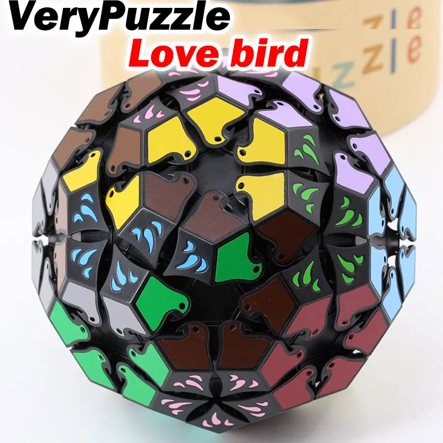 

Puzzle Magic Cube VeryPuzzle Lovebird Starter Manual cube ball romantic professional educational logic twist wisdom toys gift Z