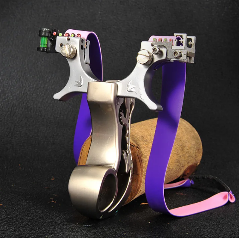 2019 New professional strong magnesium alloy multi-line level slingshot hunting shooting slingshot catapult