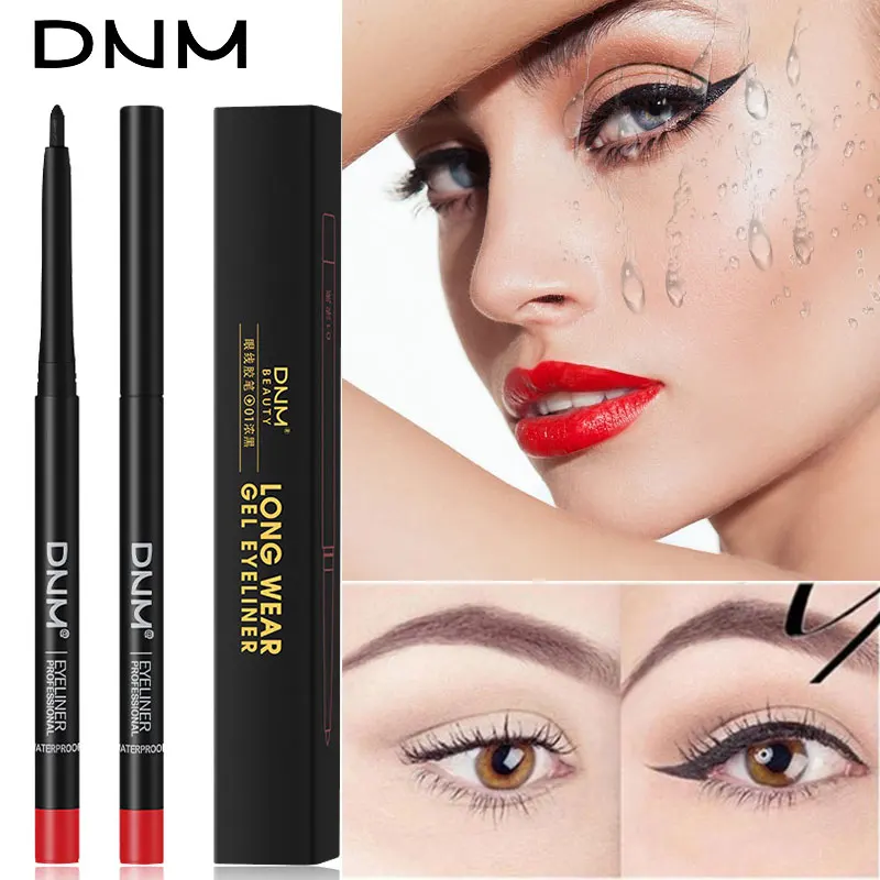 

Eye Liner Pen Natural with Sharpener Women Thick Eyeliner Beauty Professional Black Cosmetic Tool Quick Drying Makeup