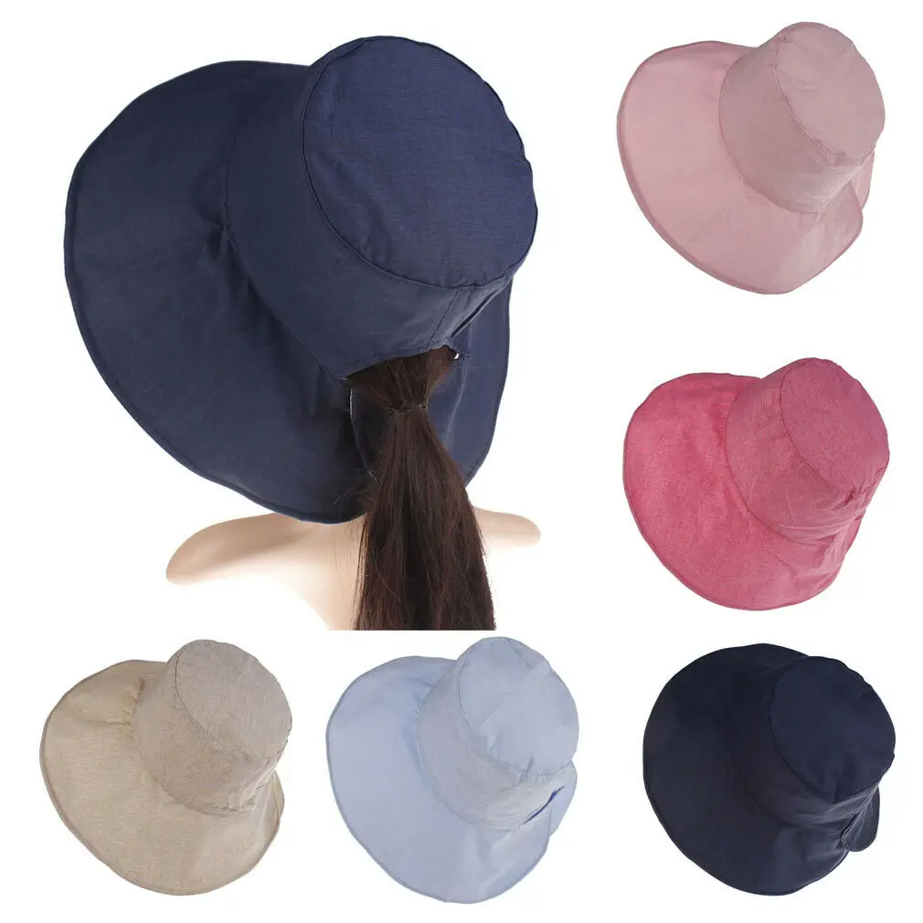 

Fashion Hats for Women Ladies Summer Beach Wide Brim Fedora Sun Hat Caps Outdoor New Pink Beige Blue Rose Red