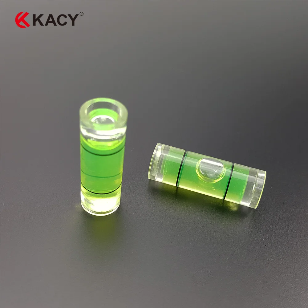 

KACY 20PCS 10 Pcs Cylindrical Plastic Bubble Spirit Level Vials,gross 7*16mm