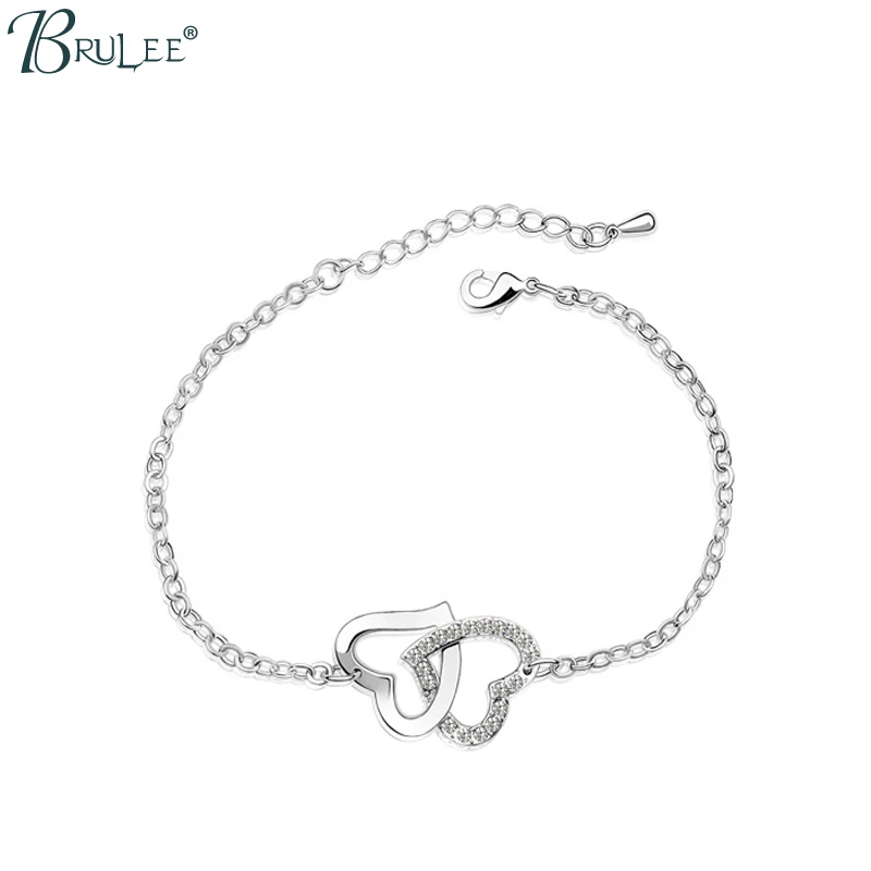 2017 Nueva Moda de Cristal de Swarovski Pulsera Corazón relacionado con Corazón Punzón de Lujo Brazaletes Mujeres Romántico Joyería Mayoristas|bracelet heart|bangles womencrystal bracelet - AliExpress