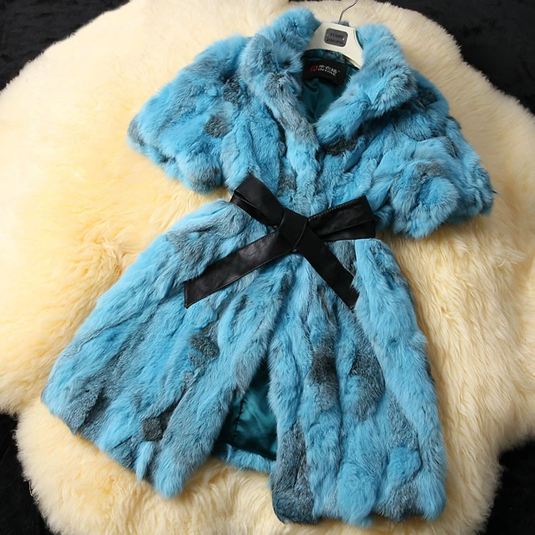 

2019 Women New Arrival Real Rex Rabbit Fur Coat Genuine Natural Rabbit leopard fur Jacket for women winter Coat DFP301B
