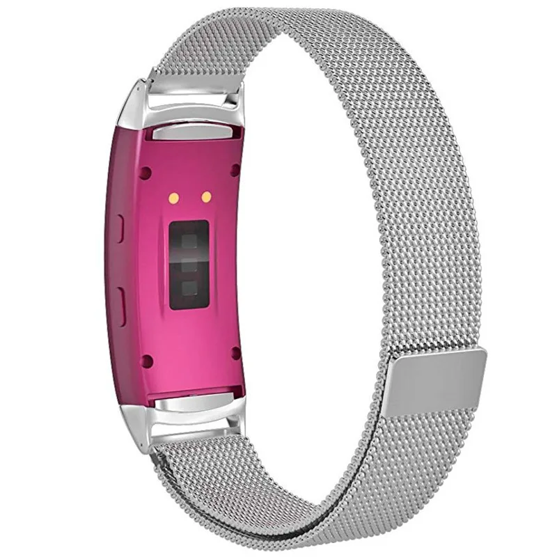 2 в 1 usb-кабель для зарядки и передачи данных для samsung gear Fit 2 Pro ремешок для часов браслет из нержавеющей стали ремешок для часов gear fit2 Pro ремешок