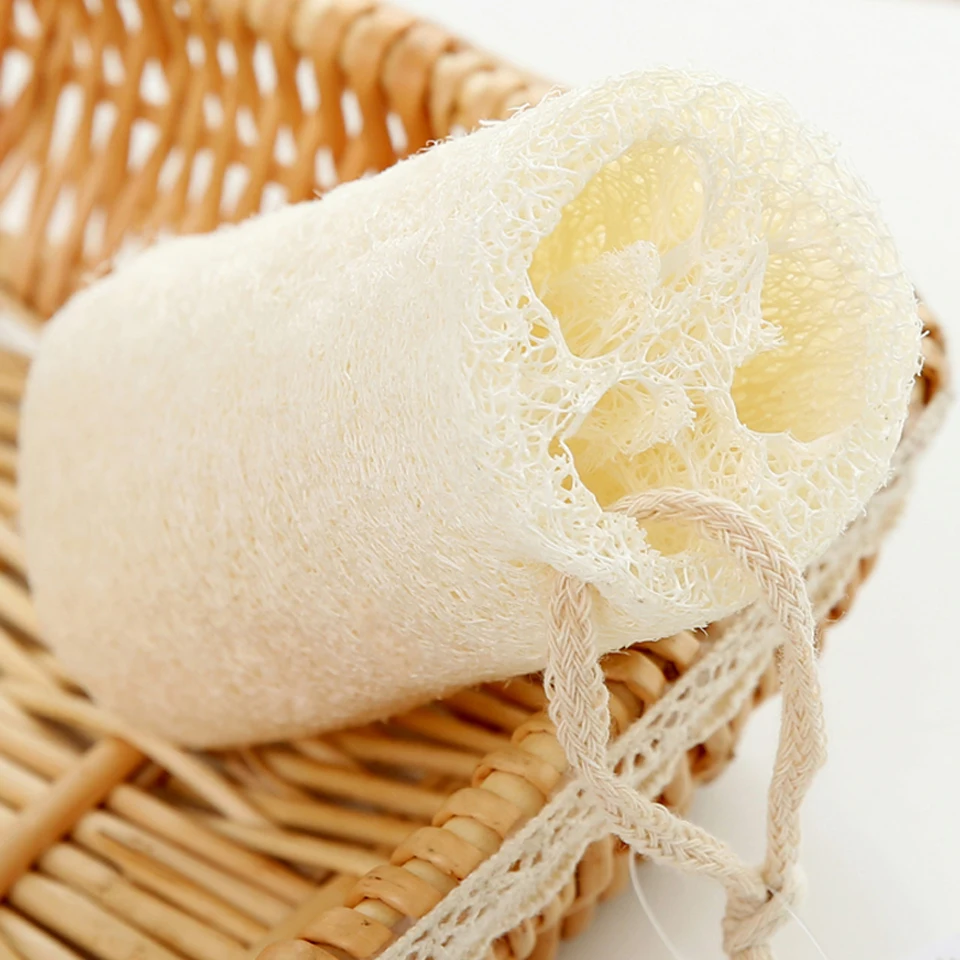 Bucha de Banho Removedor de Tesão Acessórios do Banheiro Lote cm Comprimento Natural Spa Shower Corpo Esponja Scrubber Ponge Escova 50 Pçs - 10 16 Bucha de Banho Spa Shower Corpo Esponja