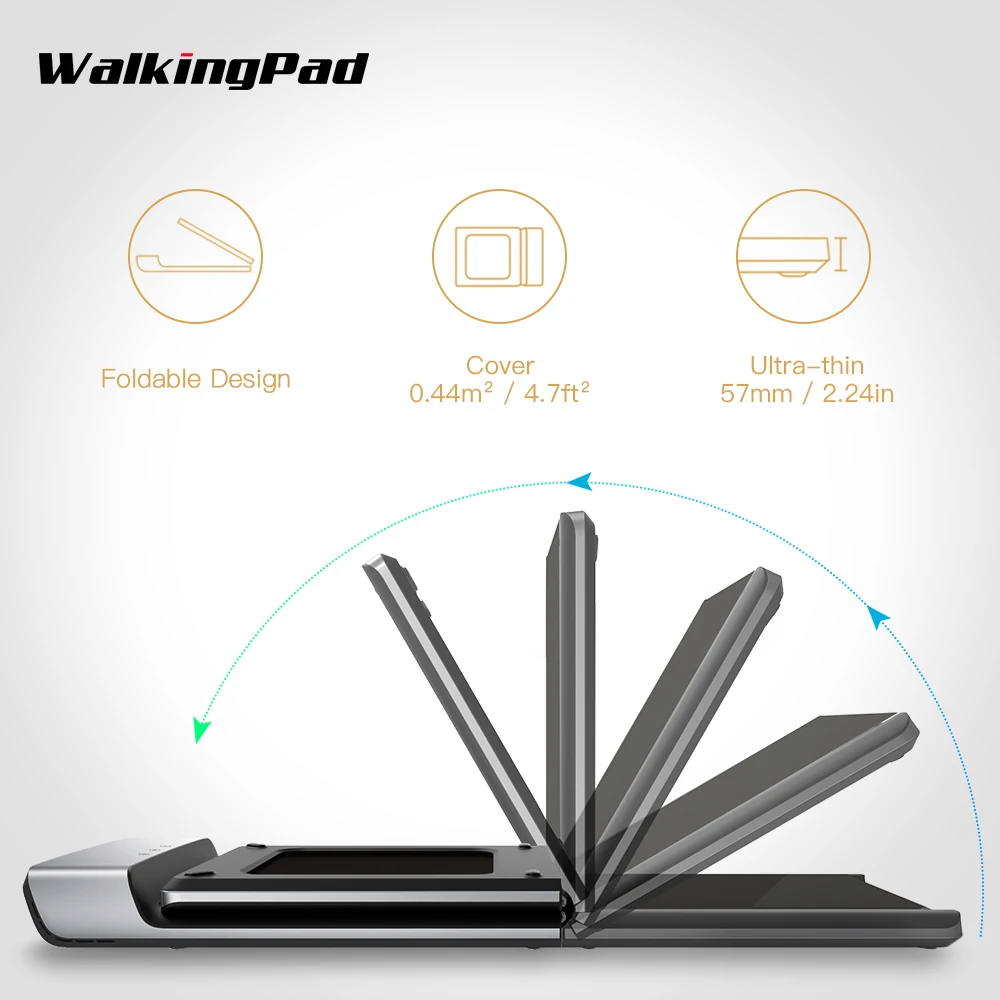 Fast Shipping Xiaomi Mijia Smart WalkingPad Folding Non-slip Automatic Speed Control LED Display Fi