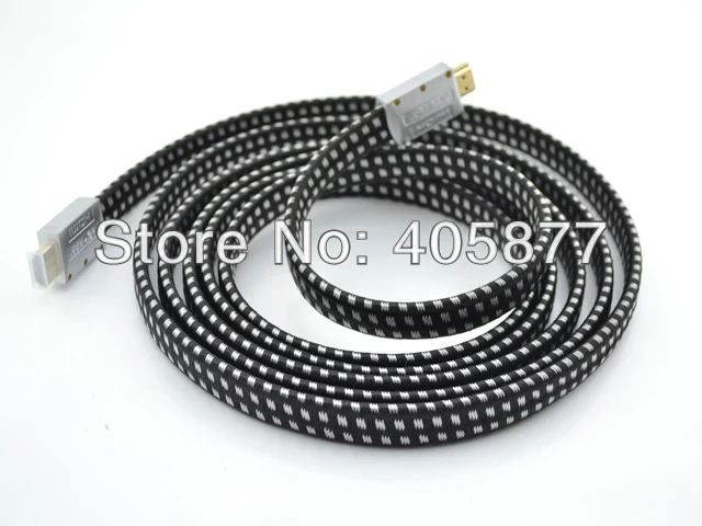 

Audiocrast black and white 3D HDMI cable 1.4 version HDMI cable 1m