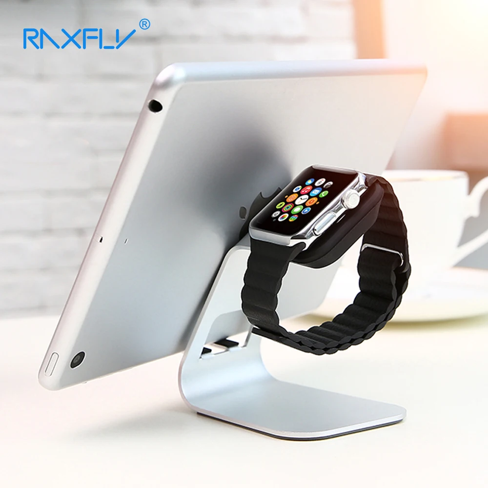 RAXFLY зарядная подставка для Apple Watch iWatch iPad iPhone samsung Кронштейн Док-станция Колыбель держатель Настольная поддержка