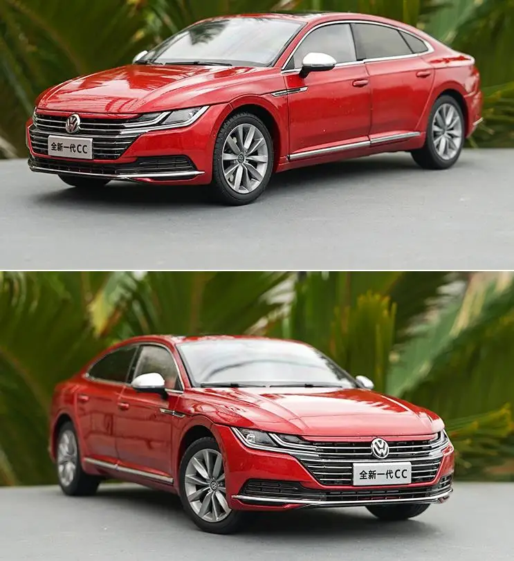 1:18 передовая Игрушечная машина из сплава, Volkswagen New CC, литая металлическая модель игрушечного автомобиля, Коллекционная модель