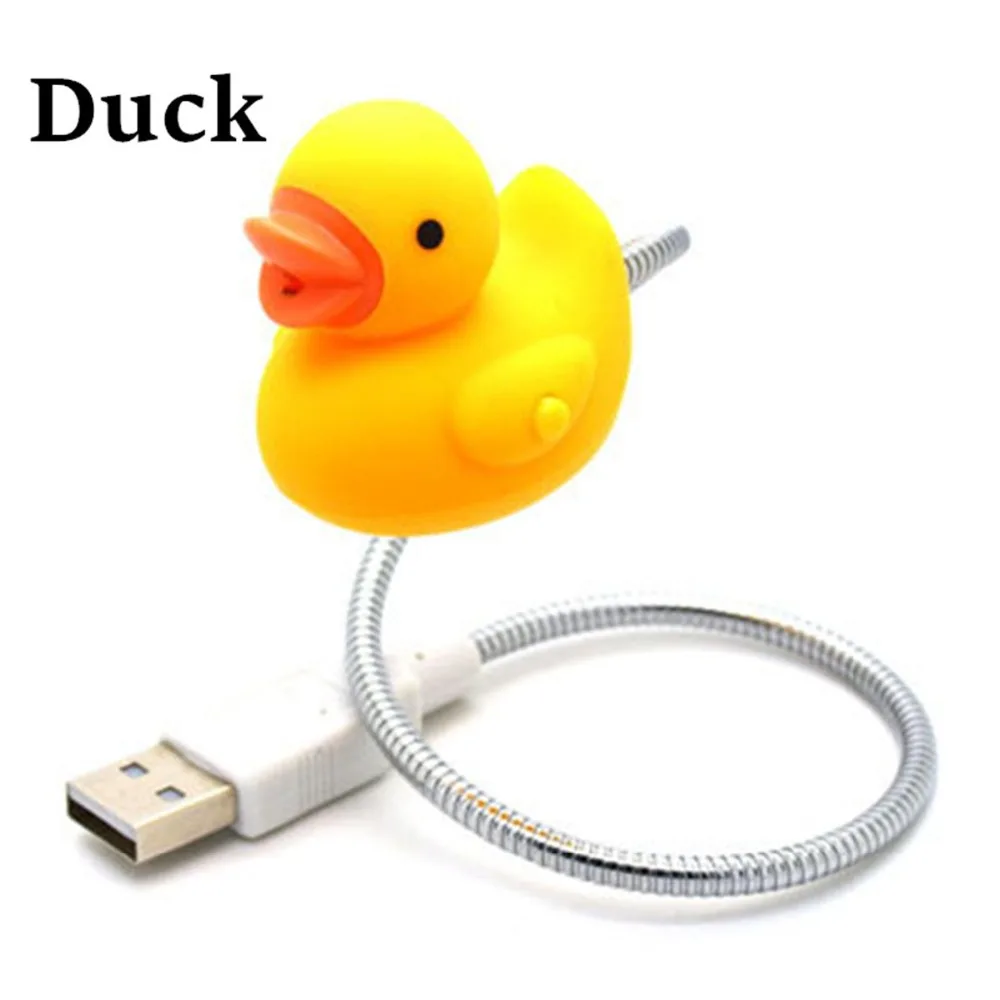 E-SMARTER мини свинья призрак YellowDuck Форма Регулируемый USB огни Светодиодный светильник ноутбук стол ночник детский украшения гостиной