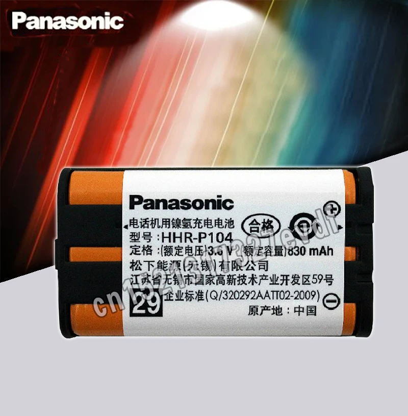 Panasonic высокое HHR-P104 ni-mh аккумуляторная батарея 830mah беспроводные телефоны |