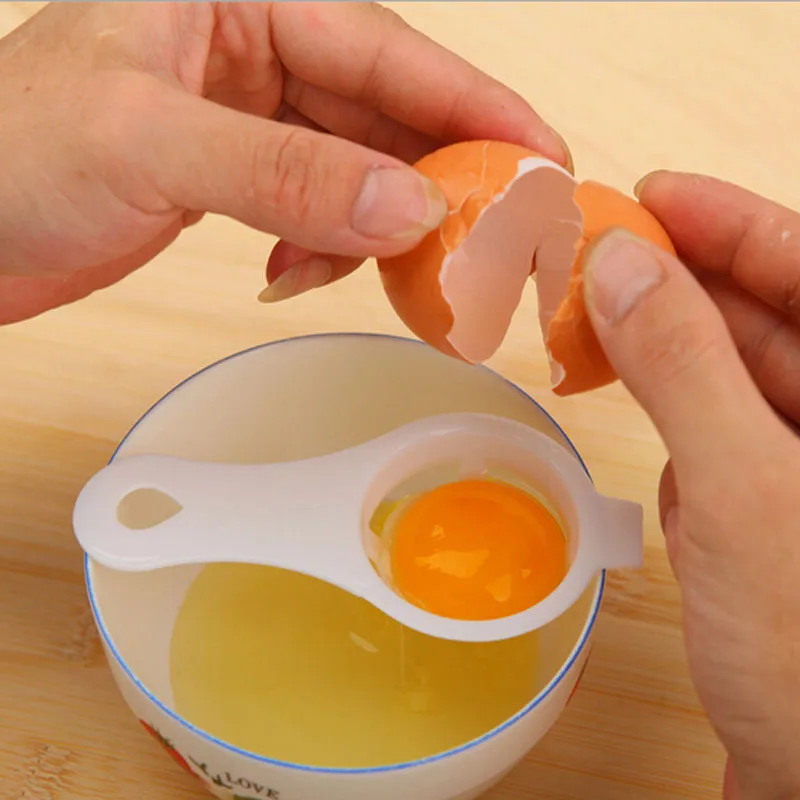 

2Pcs/Lot Mini Egg Yolk White Separator Egg Divider Egg Tools PP Food Grade Material Food Grade Material egg divider