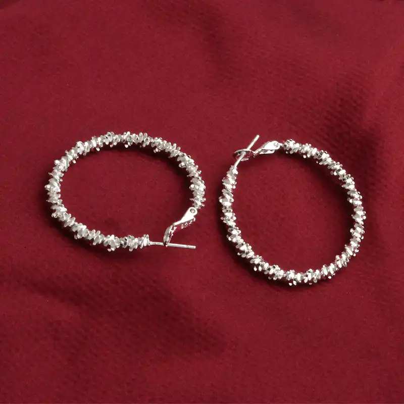 Женские серьги из стерлингового серебра 925 пробы новая серия han женские серебряные серьги индивидуальность Гламурные серьги для молодой женщины