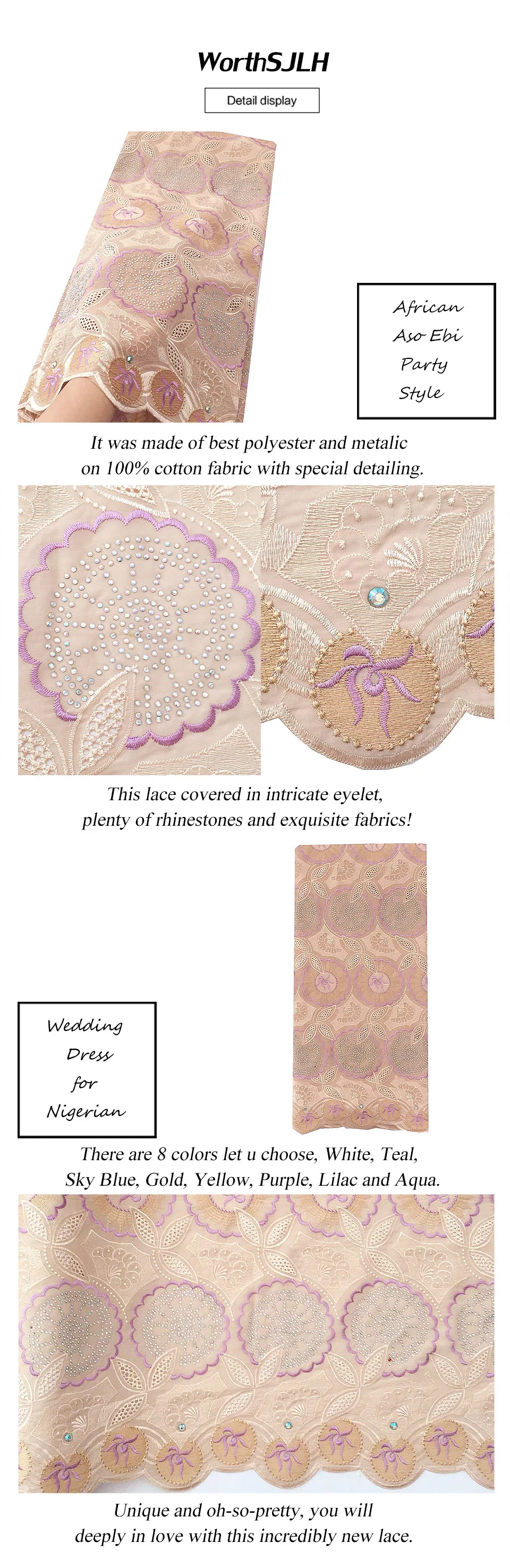 Nigerian Lace Fabrics