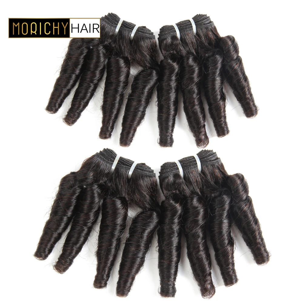 Morichy Funmi Hair Weave 4 Bundle Deals Brazilian Bouncy Curly Human Hair Bundles Spiral Curls Remy Hair 50G/Piece Free Shipping Morichy Funmi Hair Weave 4 Bundle Deals Brazilian Bouncy Curly Human Hair Bundles Spiral Curls Remy Hair 50G/Piece Free Shipping