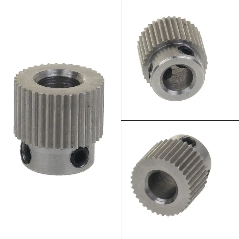

Mk7 MK8 Drive Gear 36 Tooth Stainless Steel Bore 5mm Extruder Stepper Motor Feeding Gear Pulley Extrusion Wheel For 3D Printers