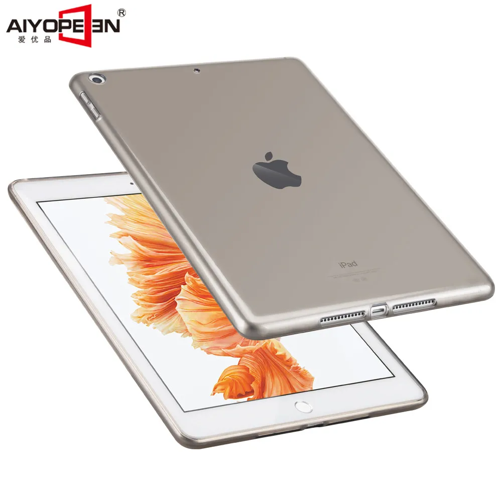 

For ipad 9.7 2017 2018 case ,Aiyopeen shockproof Full Protect crystal transparent Soft Tpu Back Cover For ipad 9.7 2018 2017