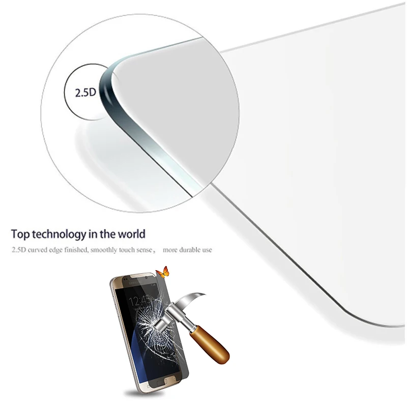 Защитная пленка для экрана S5 S6 S7 защита из закаленного стекла Samsung Galaxy S7/SM G930A|tempered