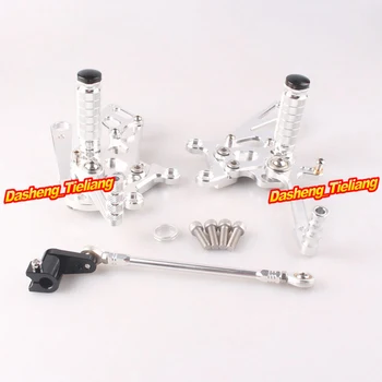 

Adjustable Shift Foot Pegs Rear Set Footrests Kit For Aprilia RSV4 2009 2010 2011 2012 2013 2014 Motorbikes Accessories