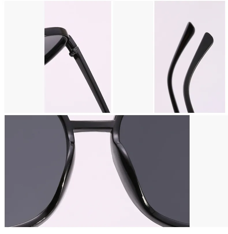ASUOP 2018 new square fashion ladies sunglasses transparent color retro cat eyes men's glasses luxury brand crystal glasses (4)