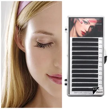 

Thinkshow 10 Trays/Lot Individual Silk False Eyelash Extension BCD Curl All Size Fake Eyelashes Lashes Cilios Free Shipping
