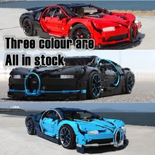 Technology LegoIN Bugatti Chiron Super Racing Car lepinblock Technic Building Block Bricks Toy Gift 4789 42039 42056 42096 42083