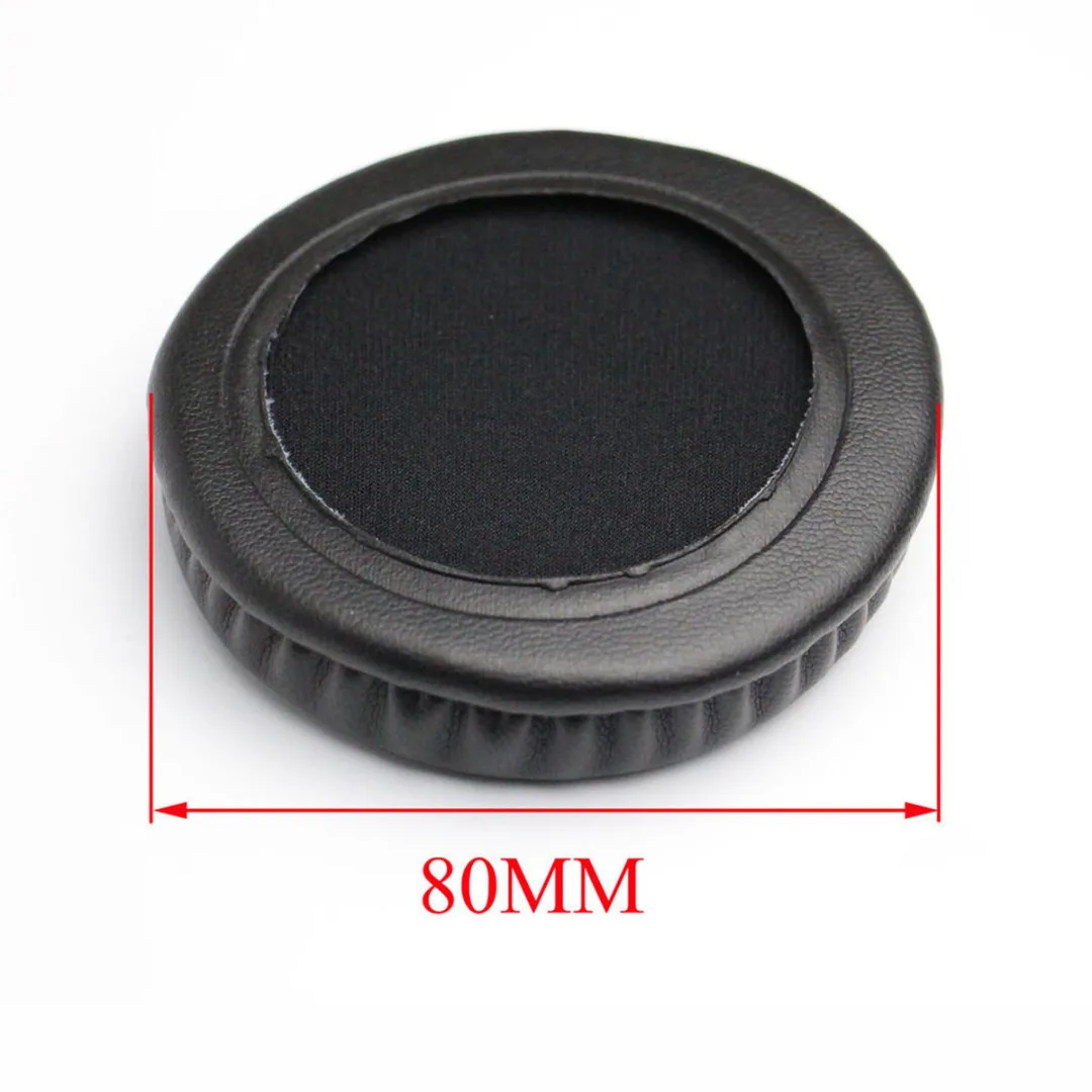 Pohiks 1Pair Replacement Ear Pads High Elasticity Comfortable Ear Cushion Black For Sony MDR-V55 MDR-7502 Headphones Accessories