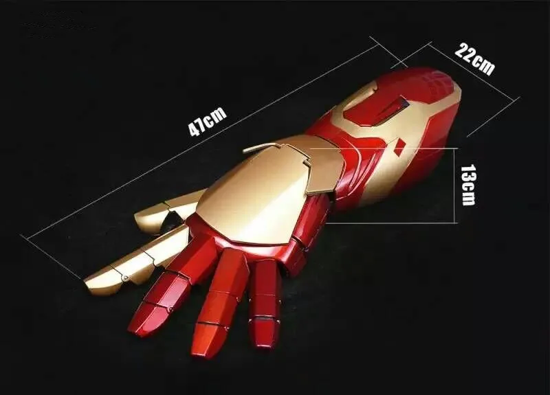 Movie Figure Iron Man MK43 1/1 Cosplay Movable Wearable Arm Glove with