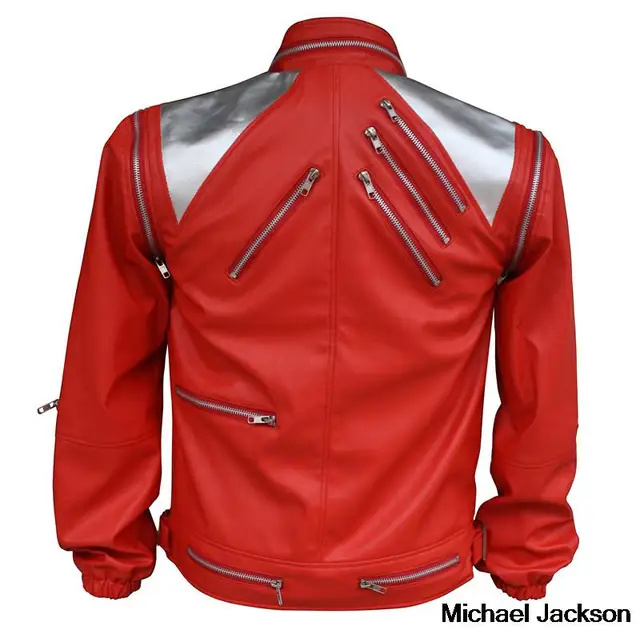 トップス MichaelJackson Beat It leather vest Michael Jackson Beat It 