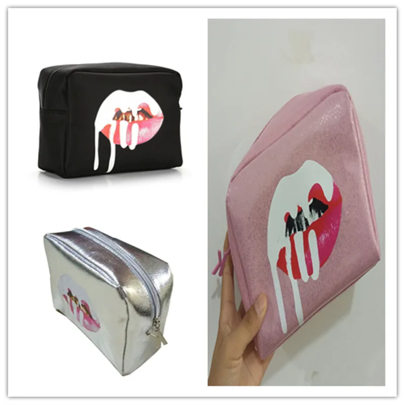 

Women Travel Cosmetic Bag Zipper Lip Make Up Bags Multifunction Beauty Wash Organizer Toiletry Storage Bag Makeup Case