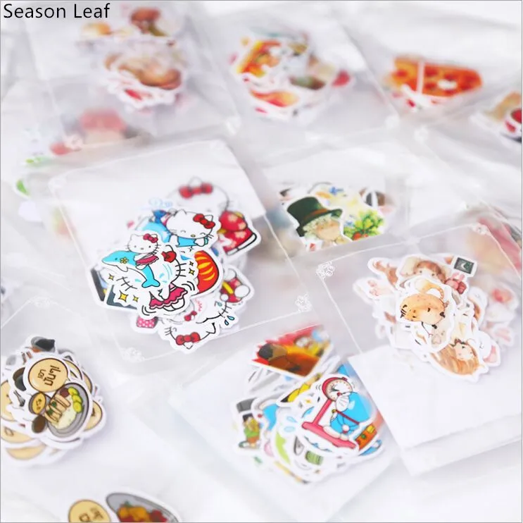 Новый Kawaii японский стиль ручная рисованная линия Экспрессия мультфильм Животные
