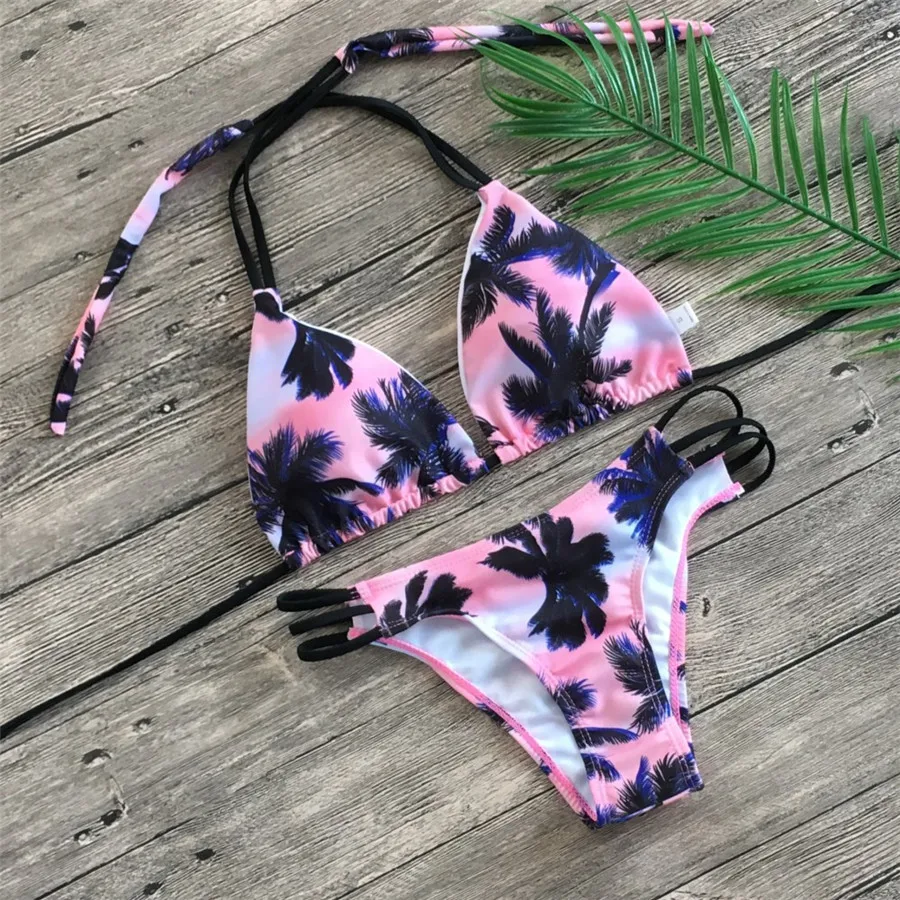 Floral print bikinis 2019 new swimwear women swimsuit beach bathing suit maillot de bain femme biquini sexy brazilian bikini set