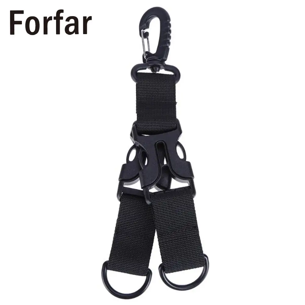 

Nylon Webbing Mineral Water Bottles Carabiner Hook Carabiner Hanging Tools Hang Buckle Durable Tactics