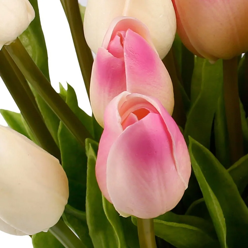 10 шт. красивые реальные цветы латексные тюльпаны искусственный букет поддельные цветы Свадебный букет декоративные цветы для свадьбы