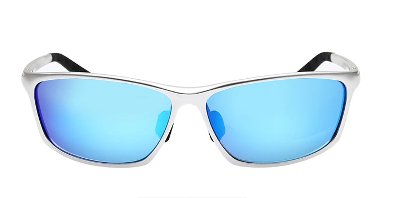Поляризованные мужские солнцезащитные очки для водителей, оправа из алюминиево-магниевого сплава, солнцезащитные очки в винтажном стиле с защитой от уф400 лучей, очки для вождения