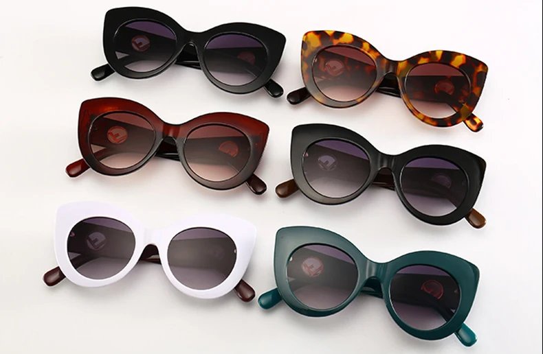 Королевские солнцезащитные очки кошачий глаз для женщин и мужчин, винтажные брендовые дизайнерские очки для женщин, черная леопардовая оправа, солнцезащитные очки ss967