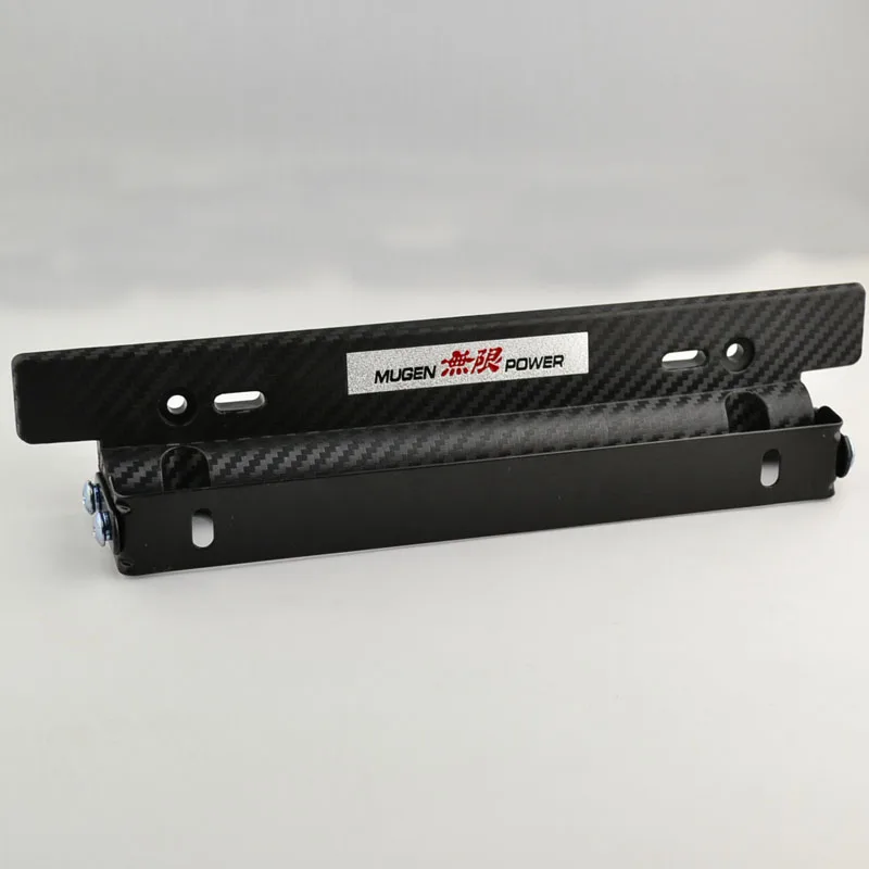 2016 hot Universal Carbon Fiber Adjustable Number Plate Framein