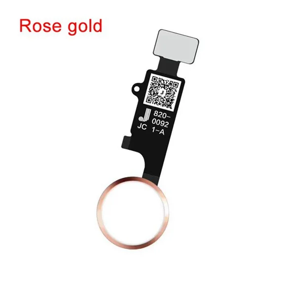 JC новейший универсальный домашний Кнопка Потребляемая мощность 0.015ma без Bluetooth короткий кабель для iPhone 7 7 P 8 8 P обратный ключ Touch ID - Цвет: Rose gold