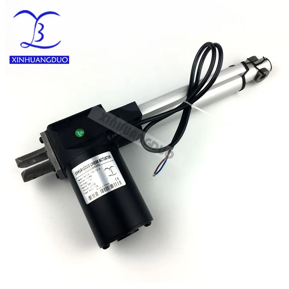 Electric Linear Actuator Micro Linear Actuator XINHUANGDUO 12V//24V 25mm Thrust 5000N//500KG//1100LBS tv Lift Customized Stroke 1inch