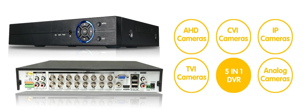 16CH видеонаблюдения камера наблюдения с цифровой видео и аудиозаписью Системы 16CH 5MP AHD DVR NVR Kit 5MP SONY 5.0MP дома AHD 5MP HD Камера P2P набор для наблюдения