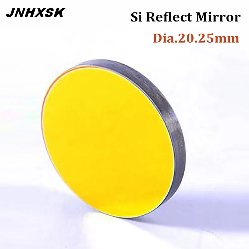 Jnhxsk высокое качество Si зеркало D20 25 мм Глянец(покрытие) золото для CO2 станок для лазерной резки и лазерной гравировки машина может Быстрая