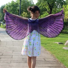 Детская шаль из пашмины в богемном стиле с принтом бабочки для мальчиков и девочек; аксессуары для костюма; pashminas para mujer bufanda hombre