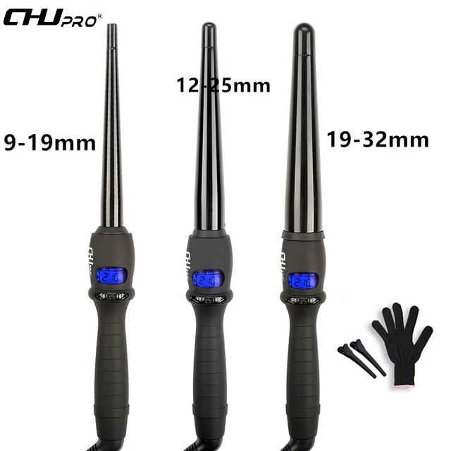

Electric Hair Curler Roller professional Curling Iron Conical hair curling wand Corrugated deep Wave styler Ceramic Styling Tool