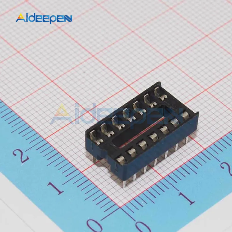 50 шт./лот 14pin DIP ИС адаптер припоя Тип 14 Pin